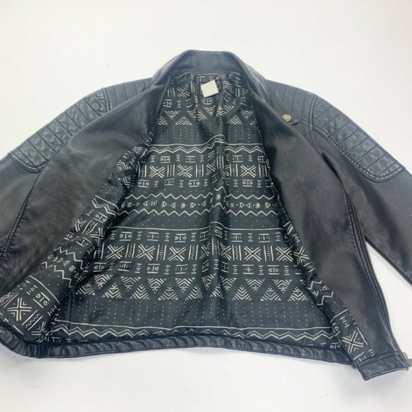 Billabong Womens Long Sleeve Zipper Moto Jacket - Picture 5 of 12